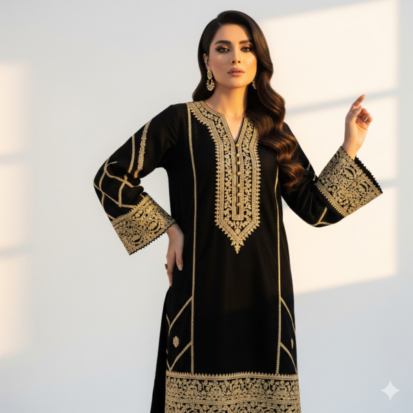Black Gold Kurta